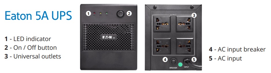 Eaton 5 A UPS รุ่นใหม่ มาแทน 5V UPS